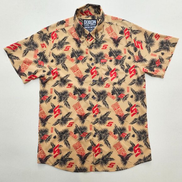 DIXXON Flannel Form and Function Snap-on Short Sleeve Button Down M - Picture 2 of 8
